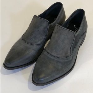 NWOT free people grey loafers shoes size 38